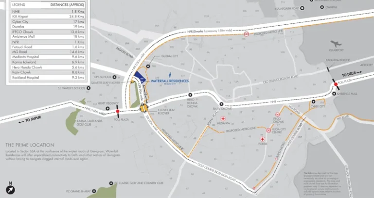 Krisumi-waterfall-residences-location-map