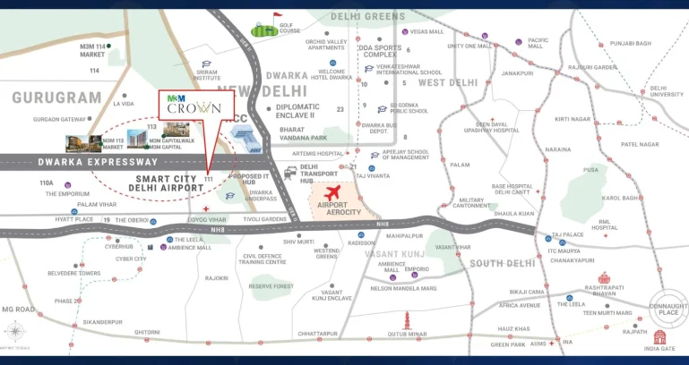 M3m-crown-location-map