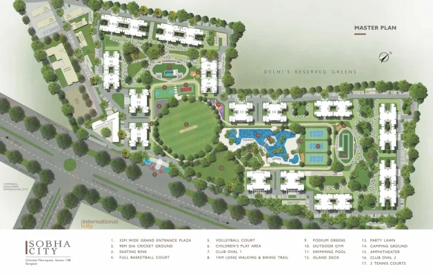 Sobha-city-gurgaon-master-plan