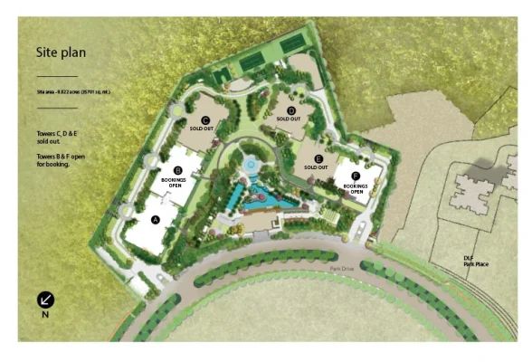 Dlf-the-crest-site-plan